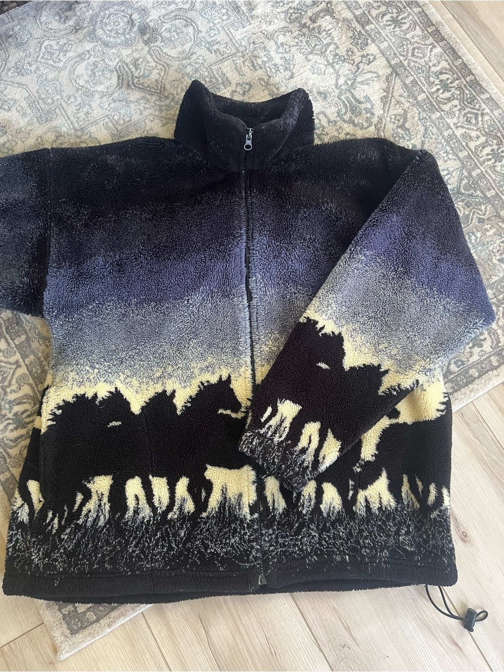 Vintage horse fleece - Picture 3 of 13
